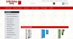 Desktop Screenshot of celikdolapsatis.com